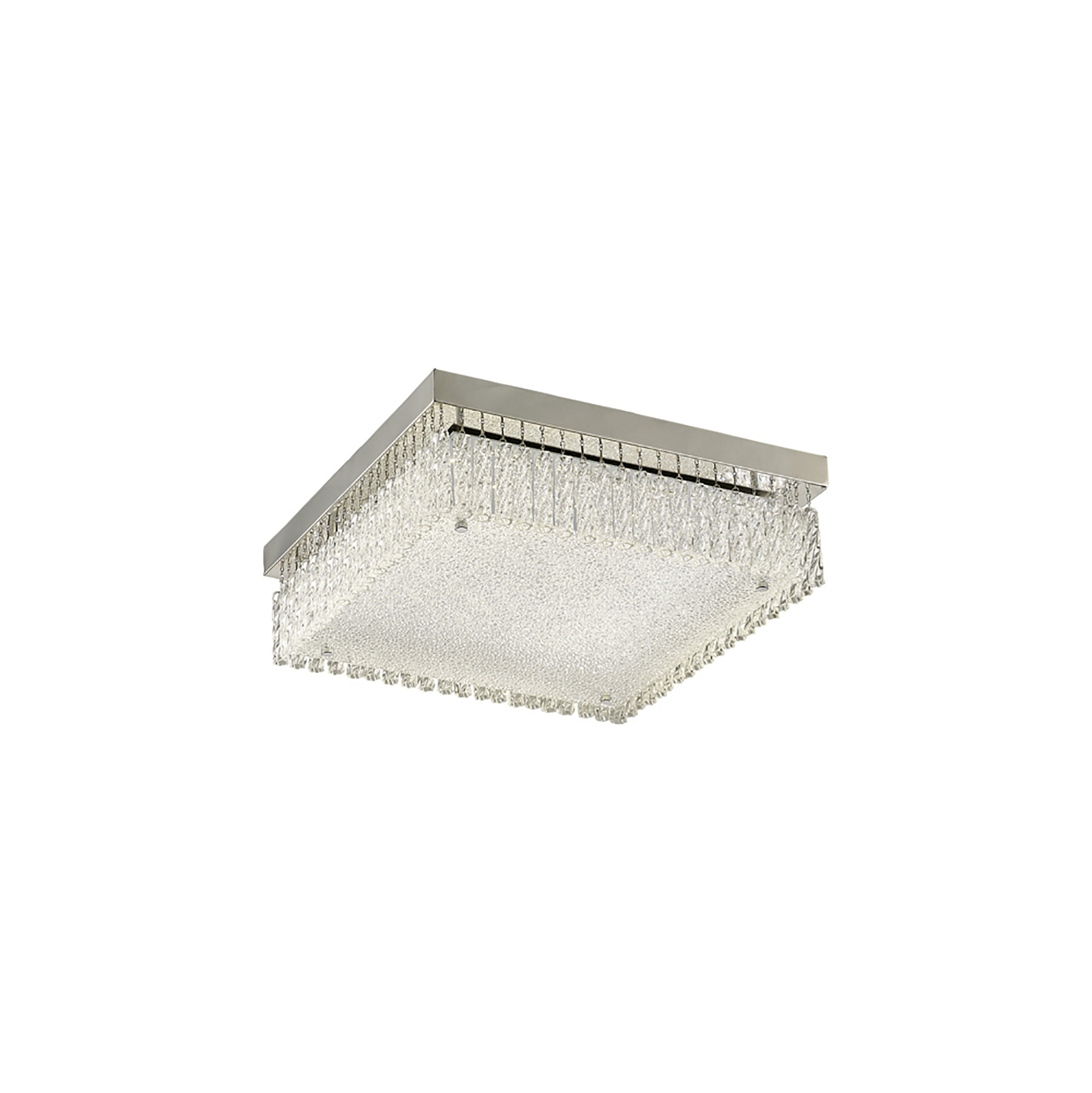 IL80053  Aiden Glass 21W LED  Flush Ceiling